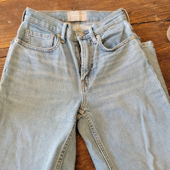Everlane's The Japanese Denim Cheeky Jean Sz 23 Regular - Picture 5 of 9